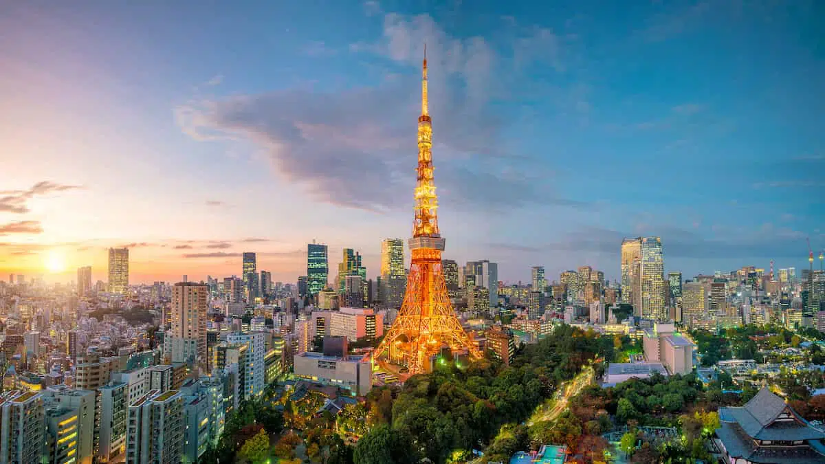東京タワーの景色